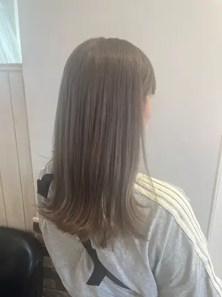 ロング カラー ボブ🍊暖色カラー 浅草【Bob美容師】のヘアスタイル