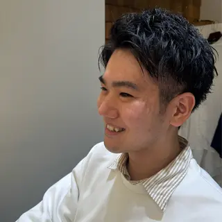 メンズ 銀座骨格診断似合わせ 美容師中島年紀のヘアスタイル