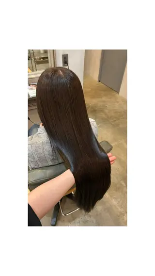 ロング 長谷川 楓恋のヘアスタイル