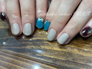 ネイル ヘアーサロン大野所属・nailsalon SWATiのネイルデザイン