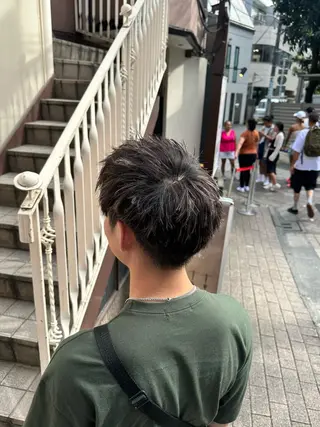 メンズ SALOWIN渋谷caldo店B1所属・岐津公太 メンズ縮毛矯正のプロのヘアスタイル