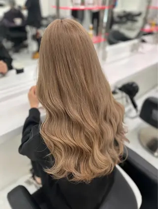 ロング カラー 韓国風透明感カラー‎ /yurinのヘアスタイル