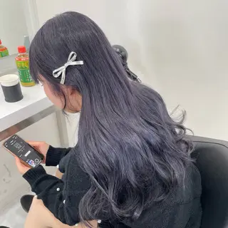 ロング カラー 大人っぽ韓国🤍ブリ ーチ/mitsukiのヘアスタイル