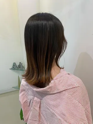 ロング 髪質改善カラー🤍 エクステ✨君島由実子のヘアスタイル