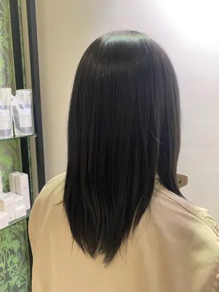 セミロング フルカワ ノゾミのヘアスタイル