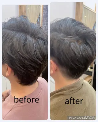 ショート メンズ 石井 里佳のヘアスタイル