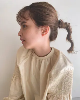 ミディアム カラー sakoda shunkiのヘアスタイル