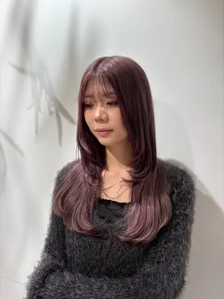 ロング カラー cut/eye 💖aika💖のヘアスタイル