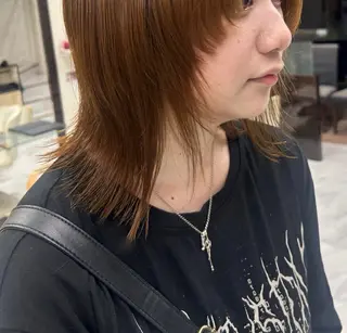 ミディアム 🍊小川実里🍊 /カラーレイヤーのヘアスタイル