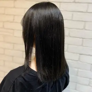 セミロング カラー ヨシダ フミノリのヘアスタイル
