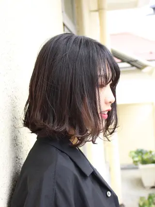 ミディアム ☕️ベージュカラー 内藤光哉☕️のヘアスタイル