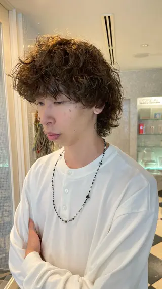 パーマ メンズ カット/パーマ/ カラー林本　南壱人のヘアスタイル