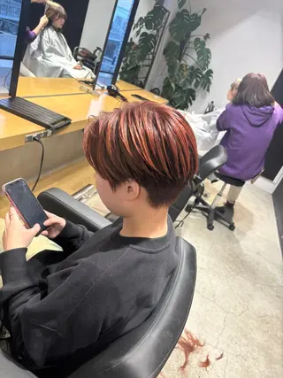 ショート カラー ✨髪質改善ストレート ×ミニボブ✨萩原　翼のヘアスタイル