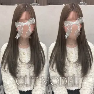 ロング yurina🩰新宿 艶カラー・アレンジのヘアスタイル