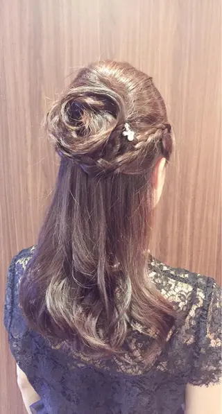 セミロング ロング カラー ✨縮毛矯正✨髪質改善 ナカシマ ユミのヘアスタイル