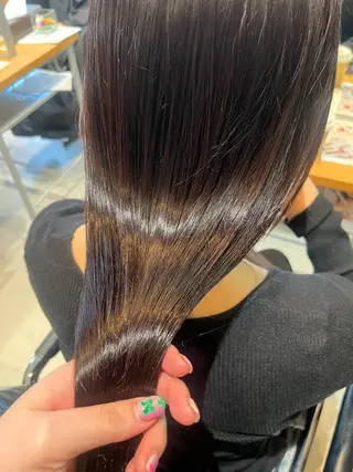 セミロング RIN 京都美容室 ✴︎透明感カラー✴︎のヘアスタイル