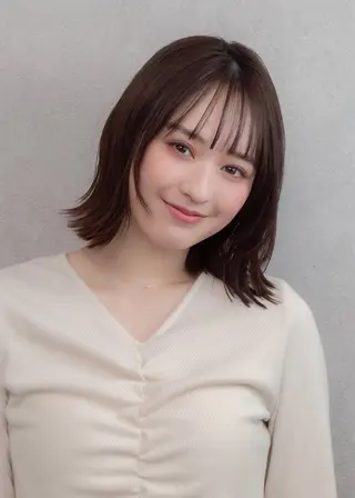 ミディアム [似合う小顔カット] 🪽MUNi恵比寿のヘアスタイル