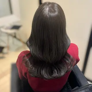 セミロング カラー ブリーチなしカラー kana🐱のヘアスタイル