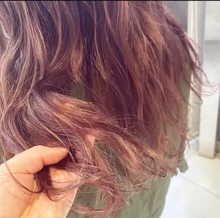 ロング カラー 滝本 里実のヘアスタイル