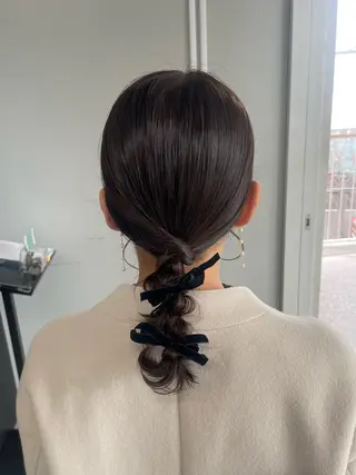 ミディアム ヘアアレンジ メンズモテパーマ💙 fuwaのヘアスタイル