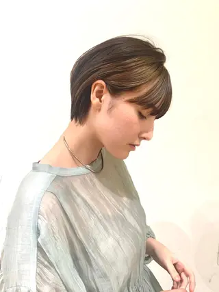 ショート カラー アメリラブヘアー 土屋　洋平のヘアスタイル