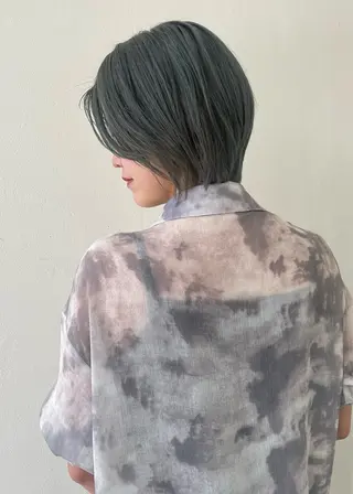 ショート 💫レイヤーカット✨ 透明感カラー工藤雄大のヘアスタイル