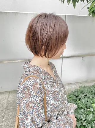 ショート カラー 似合わせ専門美容師 なかじまのヘアスタイル