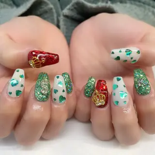 ネイル 💎🐰 saki. m 🐰💎のネイルデザイン