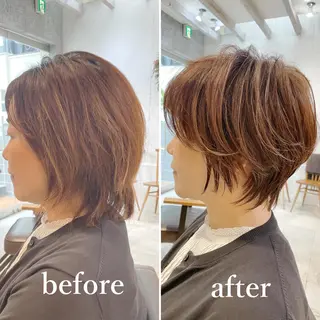ショート 表参道/大人ショート カットモデル募集⭐︎のヘアスタイル