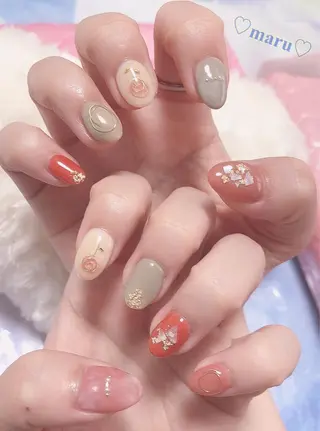 ネイル まるみ ♡のネイルデザイン