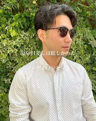 ショート カラー パーマ ヘアアレンジ メンズ 【池袋/スパイキー ショート】ⓝⓘⓜⓤのヘアスタイル