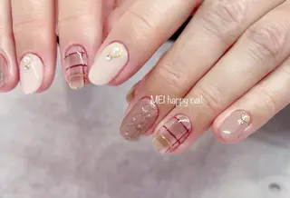 ネイル 北浦和 自爪育成ケアのネイルデザイン