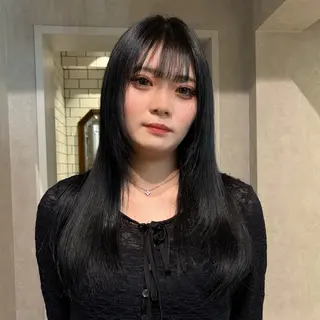 ロング カラー 派手髪ハイトーン💛 ネイル💅まりなのヘアスタイル