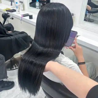 ロング カラー パーマ ヘアアレンジ メンズ キッズ 🩶盛れ✖️韓国ヘア 🩶Himari🎀のヘアスタイル