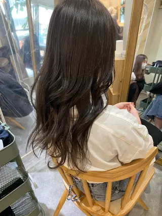 セミロング カラー ヘアアレンジ ボブ /ニュアンス/ satomi🧸💖のヘアスタイル