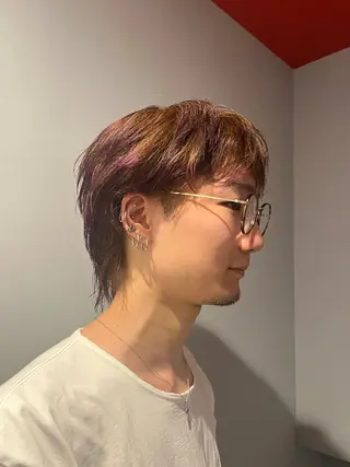 カラー メンズ nao 𝜗𝜚のヘアスタイル