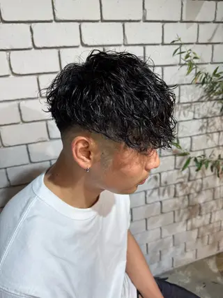 パーマ メンズ特化美容師/栄 /本間さつきのヘアスタイル
