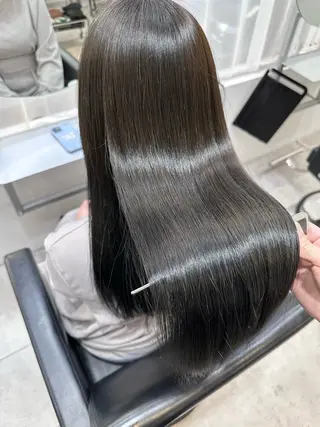 ロング 韓国ヘア/ワンホン ちひろのヘアスタイル