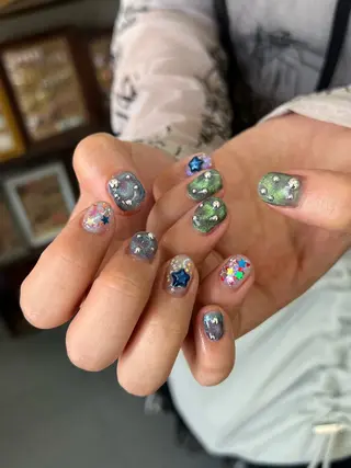 ネイル Hata nail 🎀個性派ニュアンスのネイルデザイン