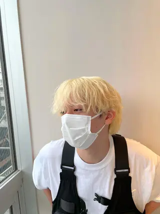 ショート カラー メンズ 🔷ダブルカラーハイ トーン🔷櫻井走のヘアスタイル