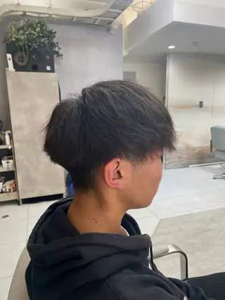 パーマ メンズ Nest千葉颯 パーマモデル募集のヘアスタイル