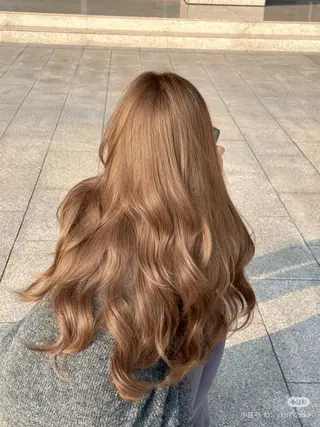 ロング カラー 🎀暖色/ラベンダー /paru🤍のヘアスタイル