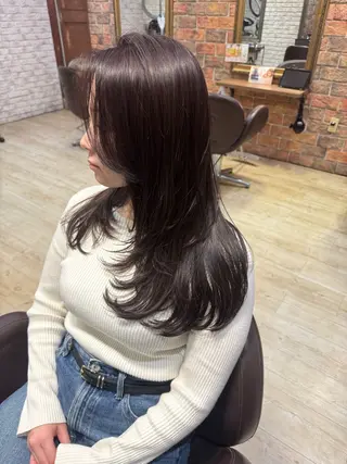 ロング 古川 流久のヘアスタイル