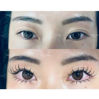 マツエク・マツパ 🔆日月潭🌙 銀座店のマツエク・マツパデザイン