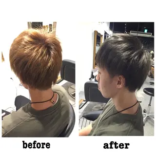 ショート ミディアム セミロング ロング カラー メンズ 二児のパパで店長な 戸田健治のヘアスタイル