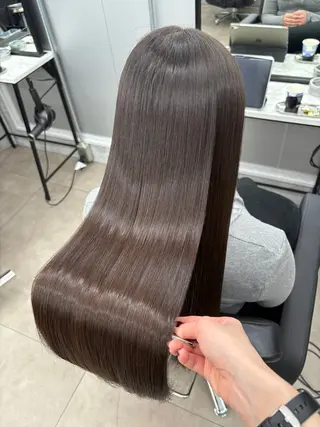 ロング カラー 髪質改善/韓国 レイヤー/店長/原島のヘアスタイル