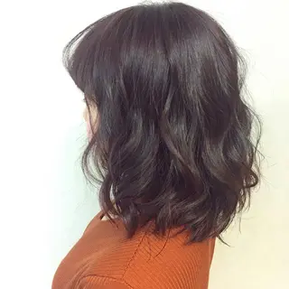 ミディアム カラー 透明感ハイライト◎ 伊藤夏海のヘアスタイル