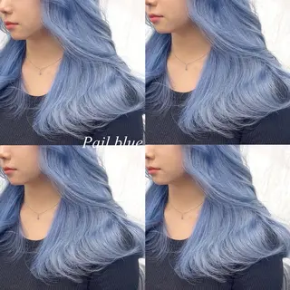 ロング カラー シールエクステ特化 ハイトーン、NANAのヘアスタイル