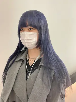 カラー 🎀ボブ+ハイトーン シュカ👶🏻のヘアスタイル