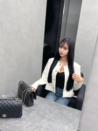 ロング カラー 心斎橋・北堀江 Bunt@のヘアスタイル